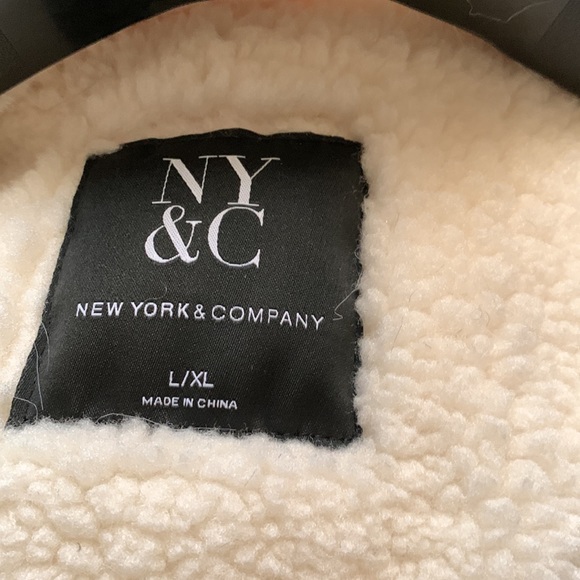 NY&CO COAT, TEDDY, FAUX FUR, SIZE L/XL - Picture 3 of 10